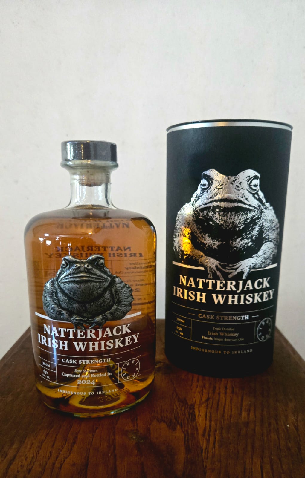 Whisky irlandais Natterjack Cask Strength 70cl 63°